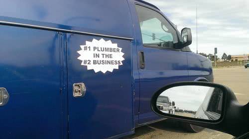 Plumbing truck