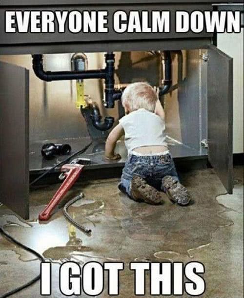 Kid plumber