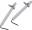 Part number 6.1000802, IGNITION ELECTRODES (PAIR L/R) (240E/240XE/280E/500E)