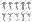 Part number 0020097250, Screw (PK10)