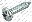 Part number S208243, Screw ( no.10 X 3/4 )
