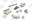 Part number 177567, HEAT ENGINE FIXINGS KIT (ABS & ABY ONWARDS)