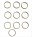 Part number S100174, Clamp Ring 28mm (10 pcs)