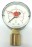 Part number 87161423250, PRESSURE GAUGE - 50mm 4 BAR